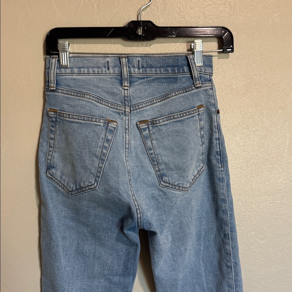 Abercrombie & Fitch The 90s slim straight ultra high-rise size 00/24 - Picture 4 of 9